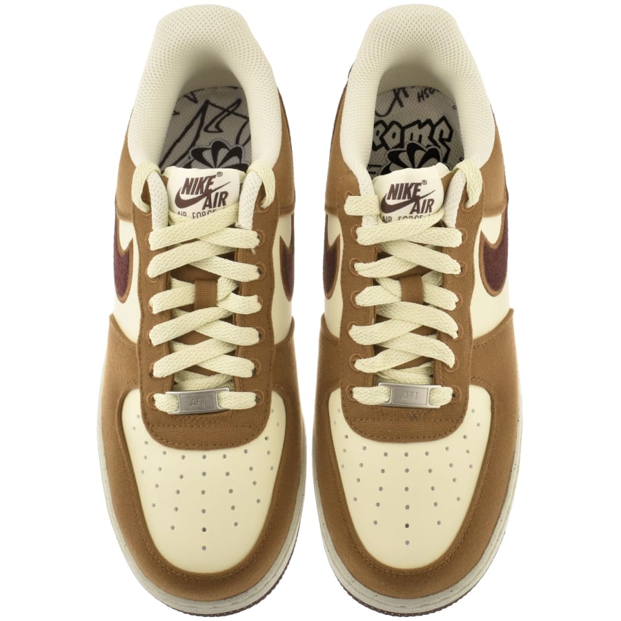 Nike Air Force 1 07 LV8 Trainers Brown Mainline Menswear Ireland